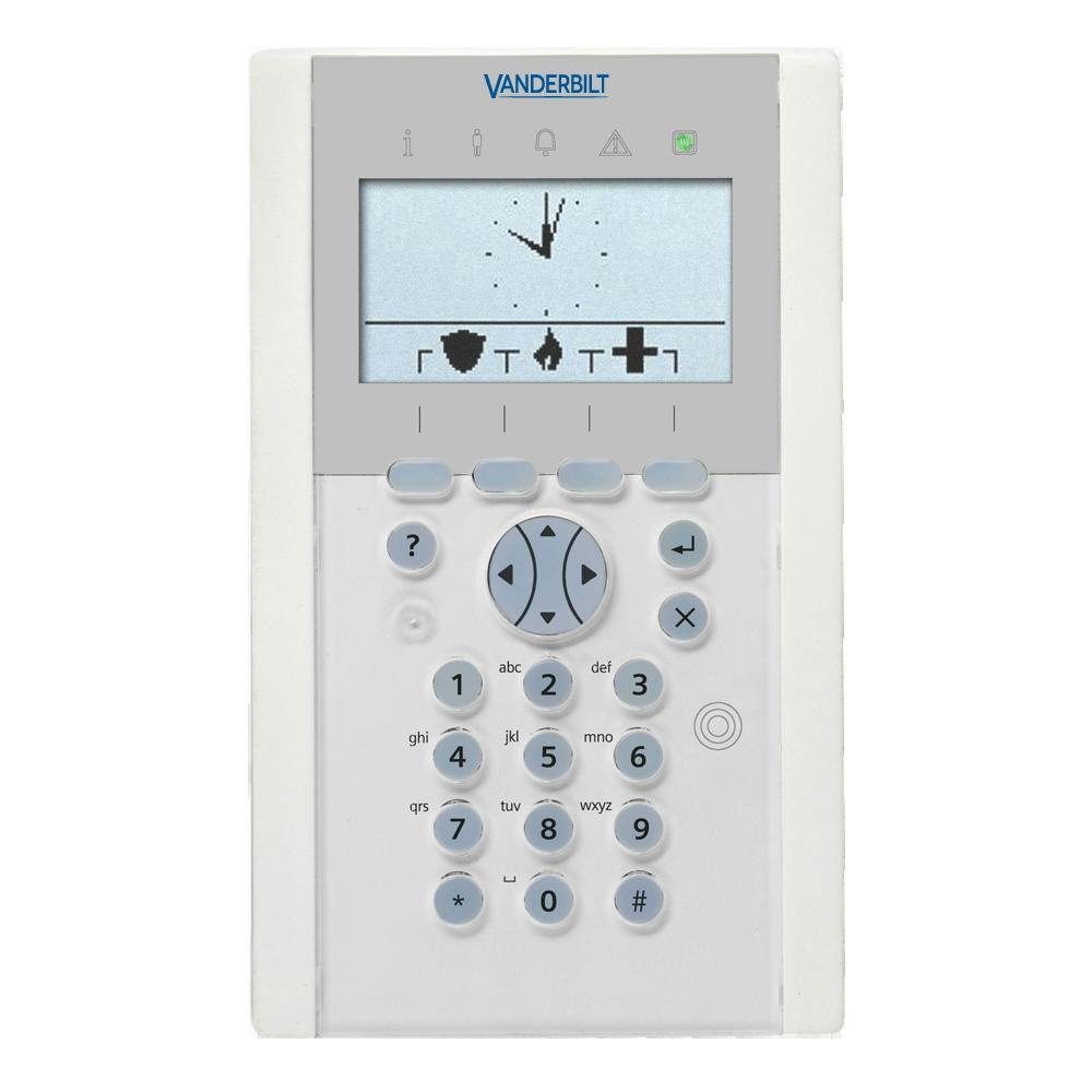 SPCK623.100 Comfort Keypad w. Audio/CR