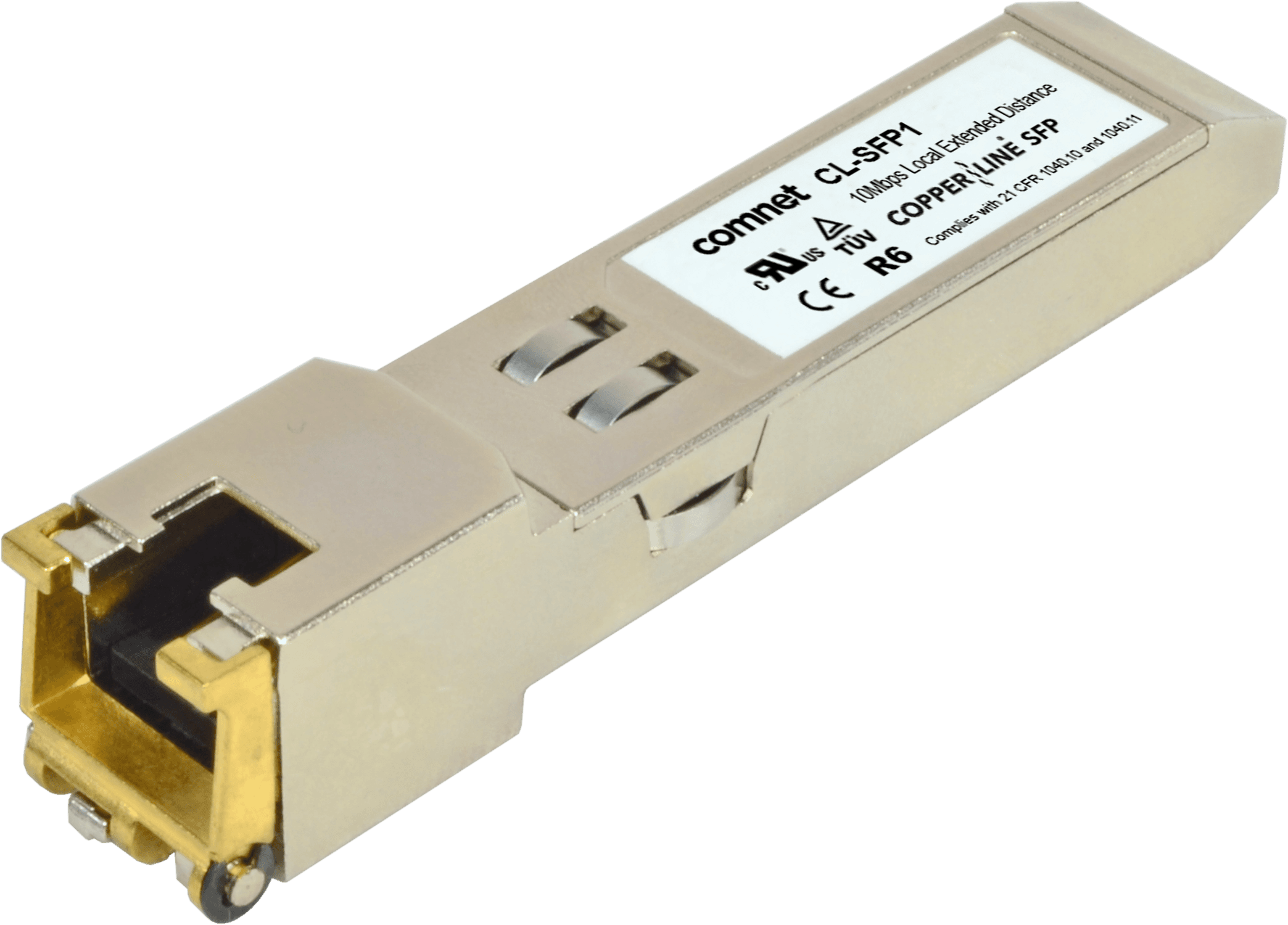 SFP, Extended Distance Twisted-Pair, 10Mbps