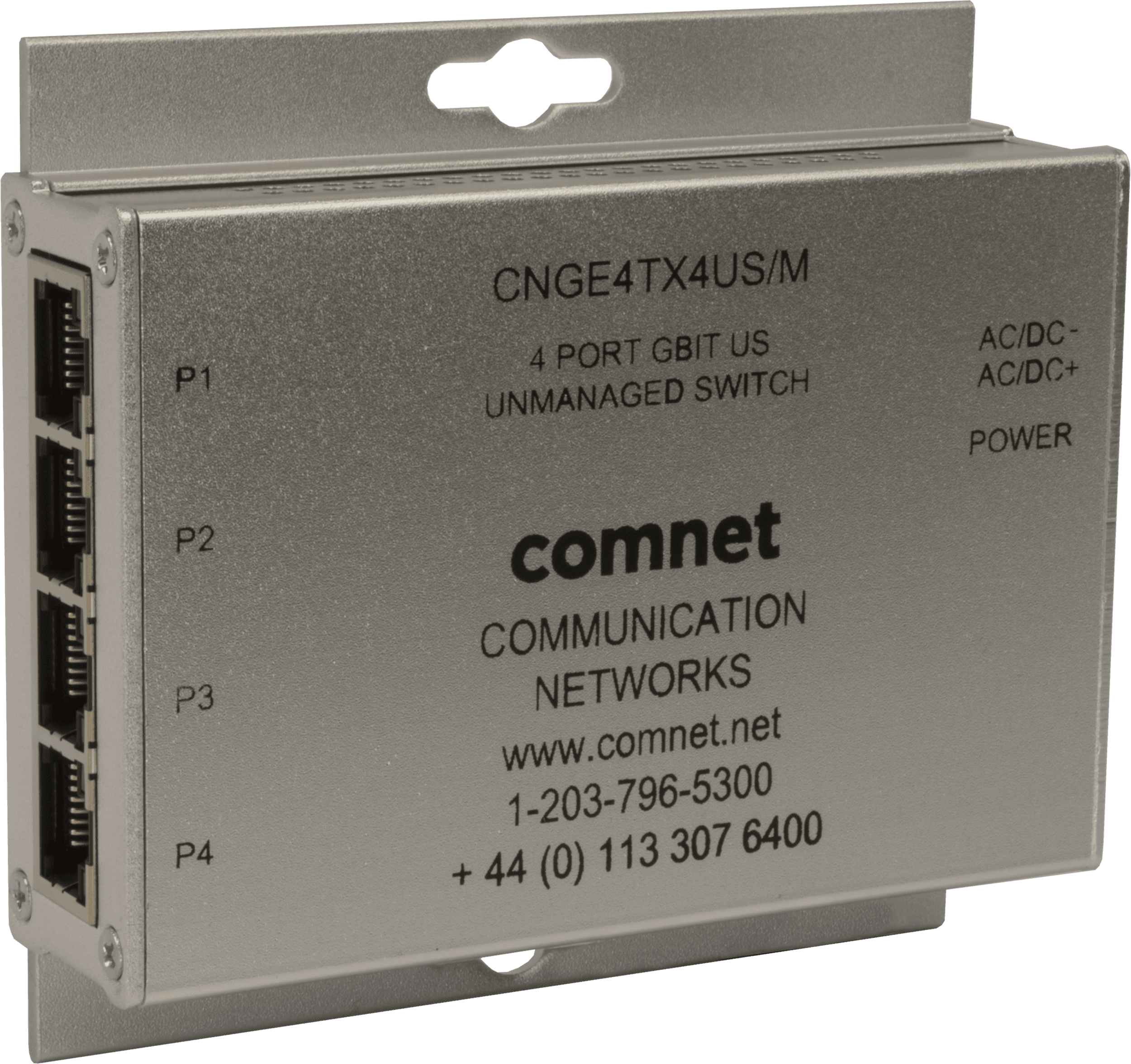 Hardened Unmanaged Switch, 4 RJ45 