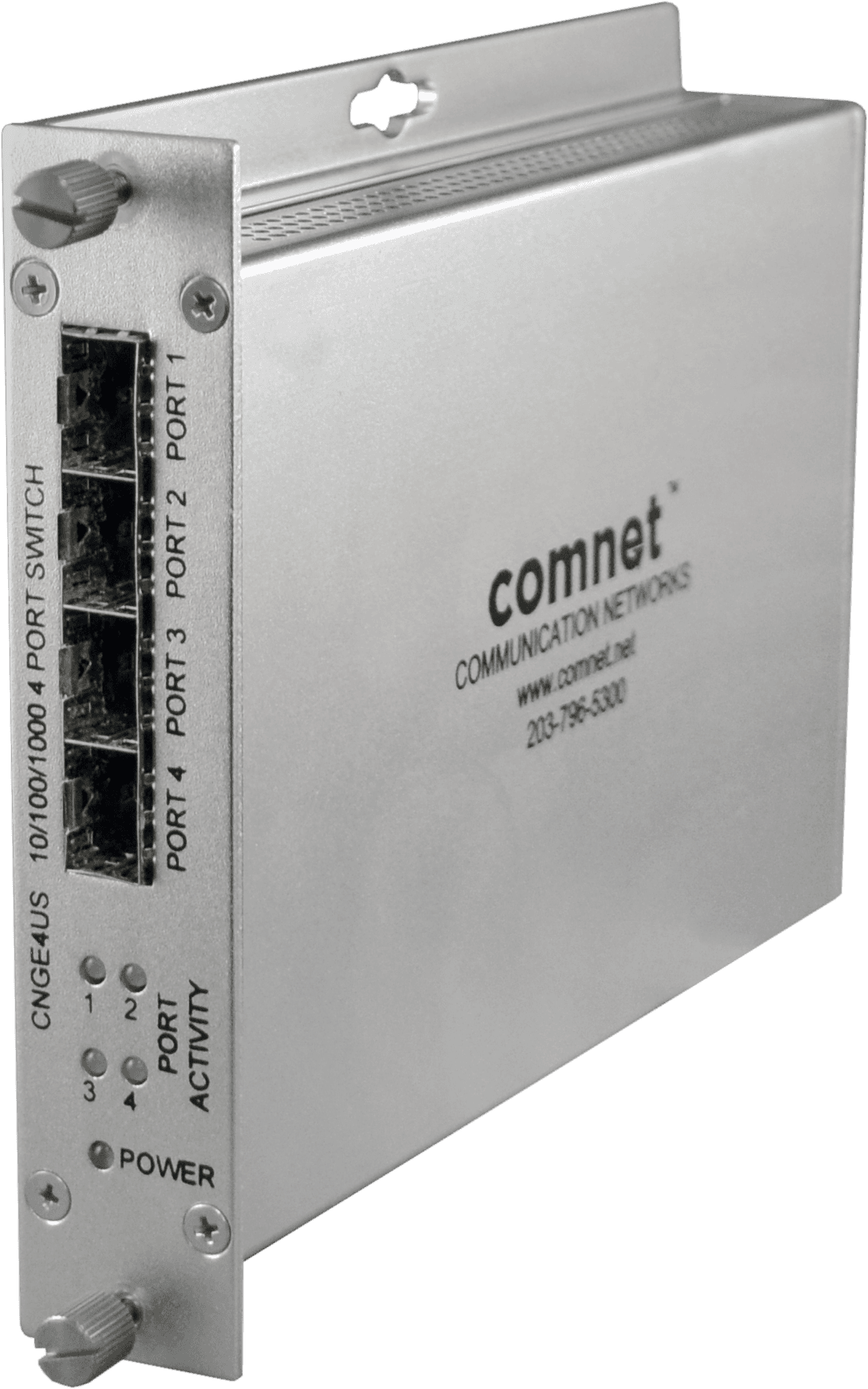 Hardened Unmanaged Switch, 4 SFP 