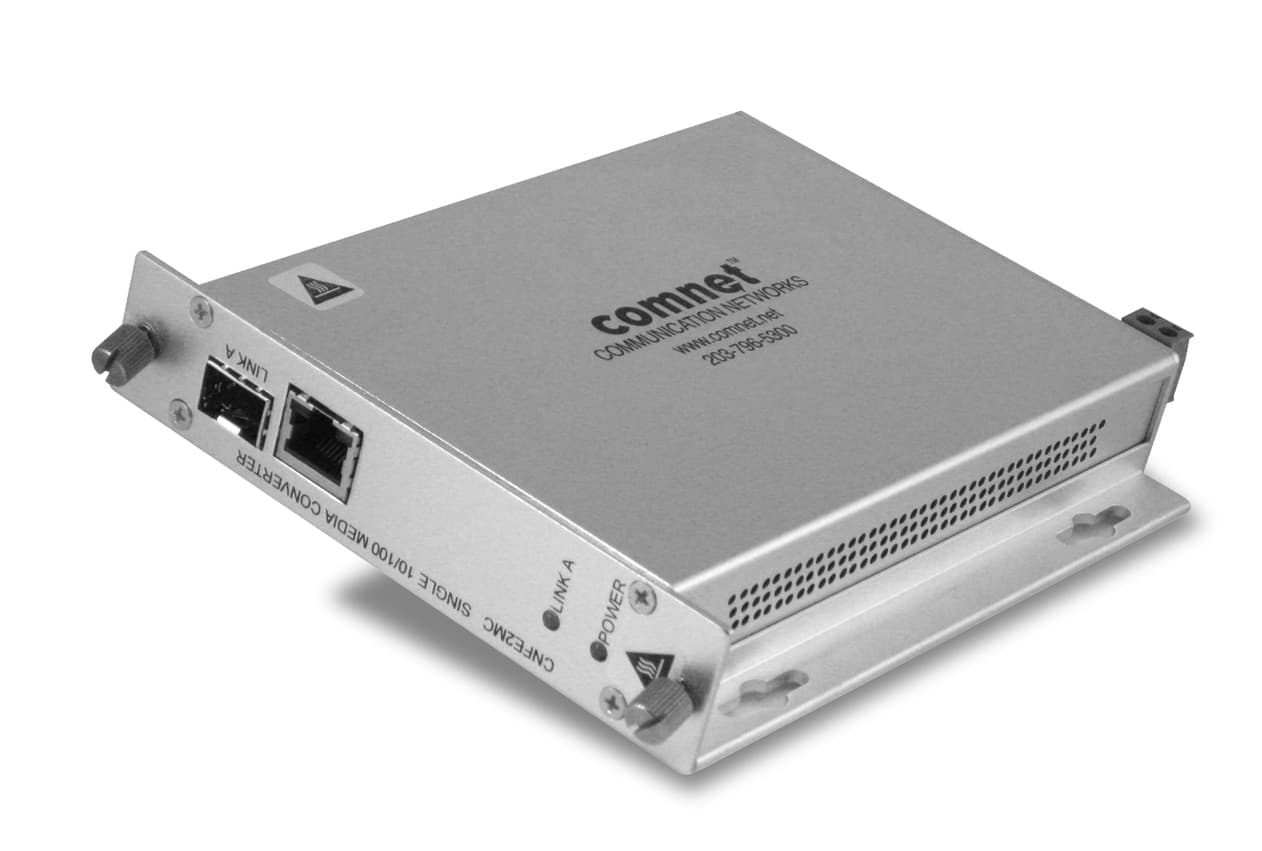 Hardened 10/100 Media Converter, SFP Optical Port