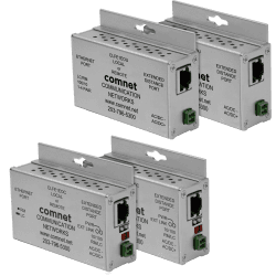 Kit, Ethernet Extender over Coax, af PoE Passthrough Supported, Local & Remote Included, Single-Channel