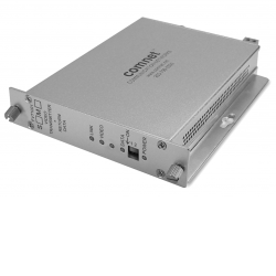 Analog Video Transmitter/Data Reciever, 1 Channel, multimode, 1 fiber