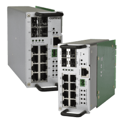 Hardened Managed L2+ PoE Switch, 8 SFP, 12 RJ45, Traffic Switch