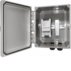 Kit, Consists of enclosure, mounting brackets, DIN-Rail, 1 x 3/8 NPT Gland, 2 x 3/4 NPT Glands, and Tamper Resistant Screws 