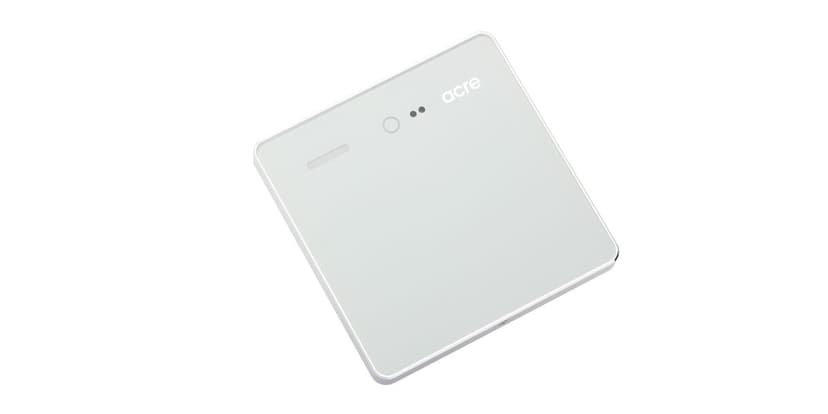 acre Secure-Touch White Square Reader