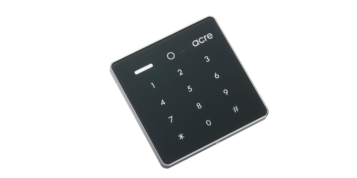 AQ50 Blk Wiegand Square Rdr w/Keypad