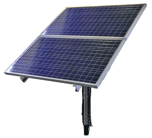 Solar Kit, Consists of 2 Solar Panels, Mounting hardware, 30W Continuous, 6 Hours Peak Sunlight