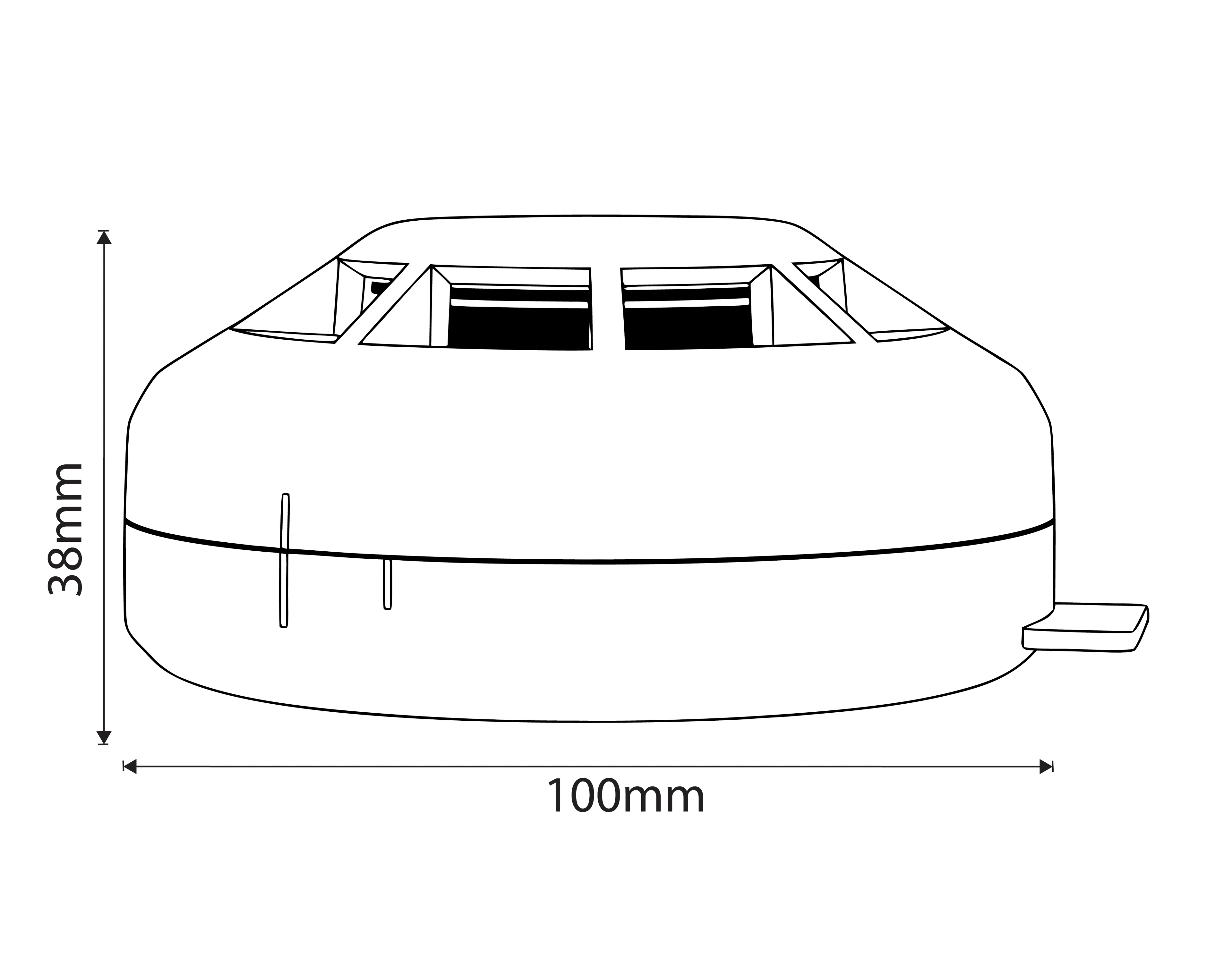 Wired Conventional Smoke Detector