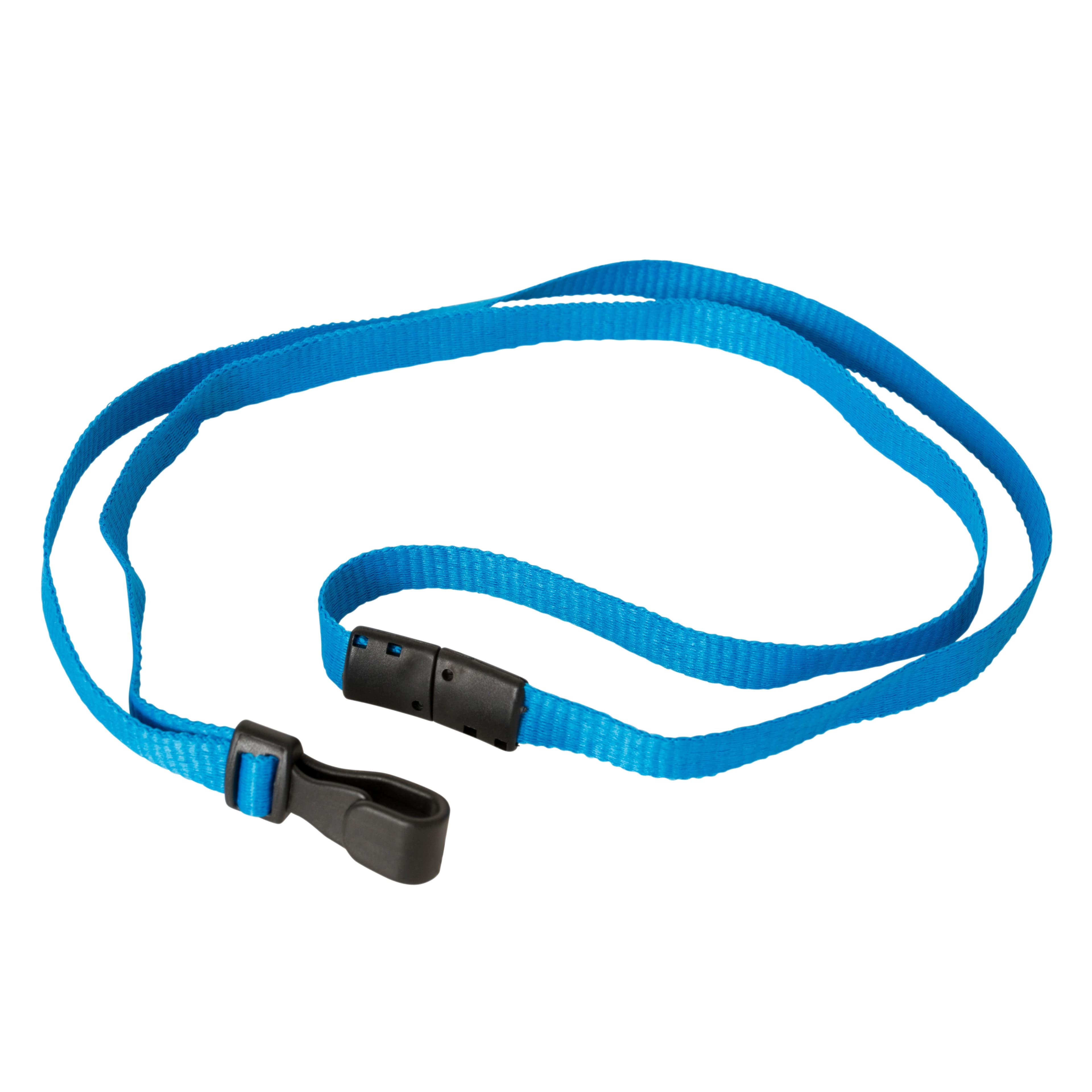CARD-LA  Blue safety lanyard with clip