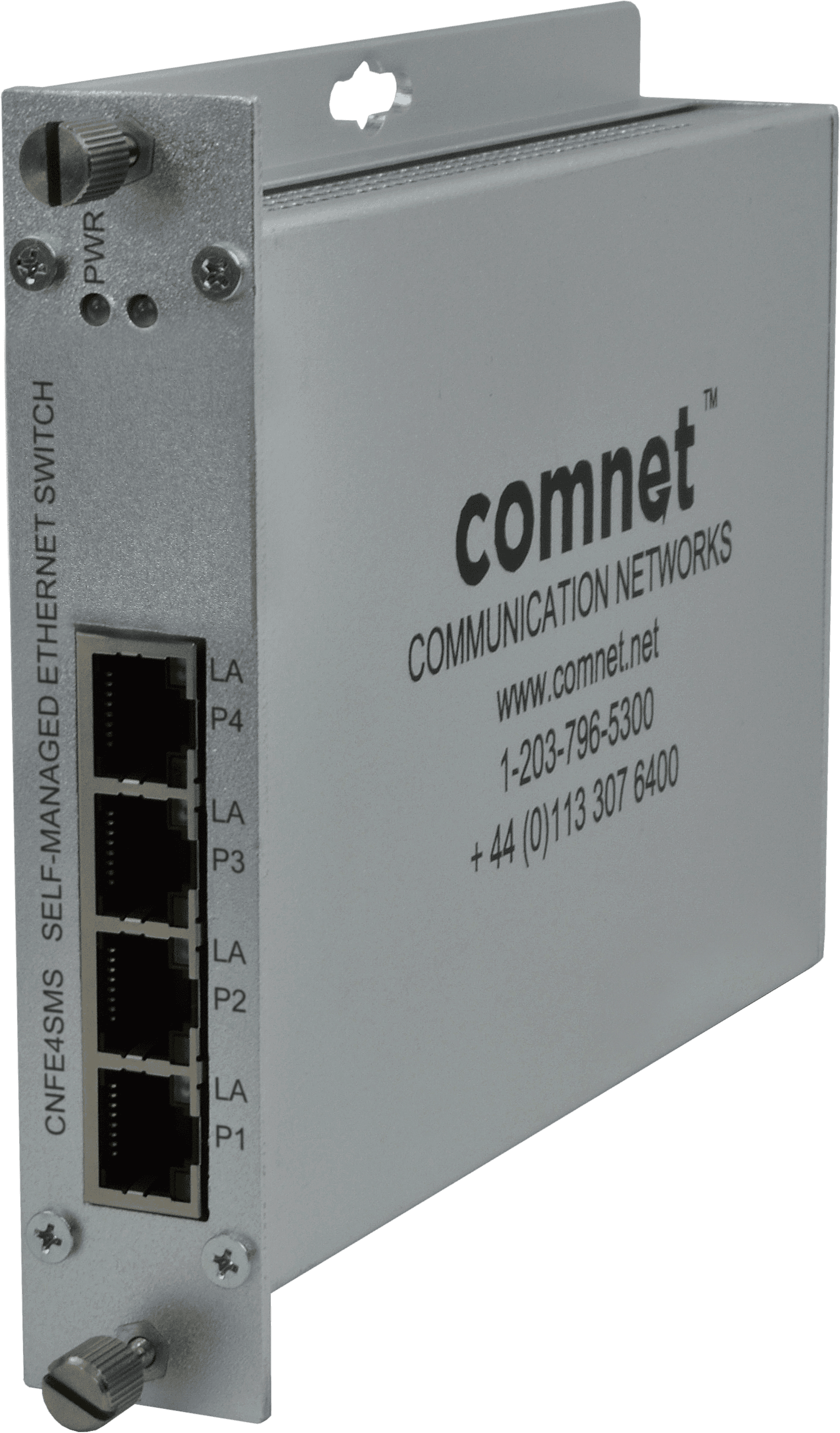 Hardened Self-Managed Switch, 4 RJ45