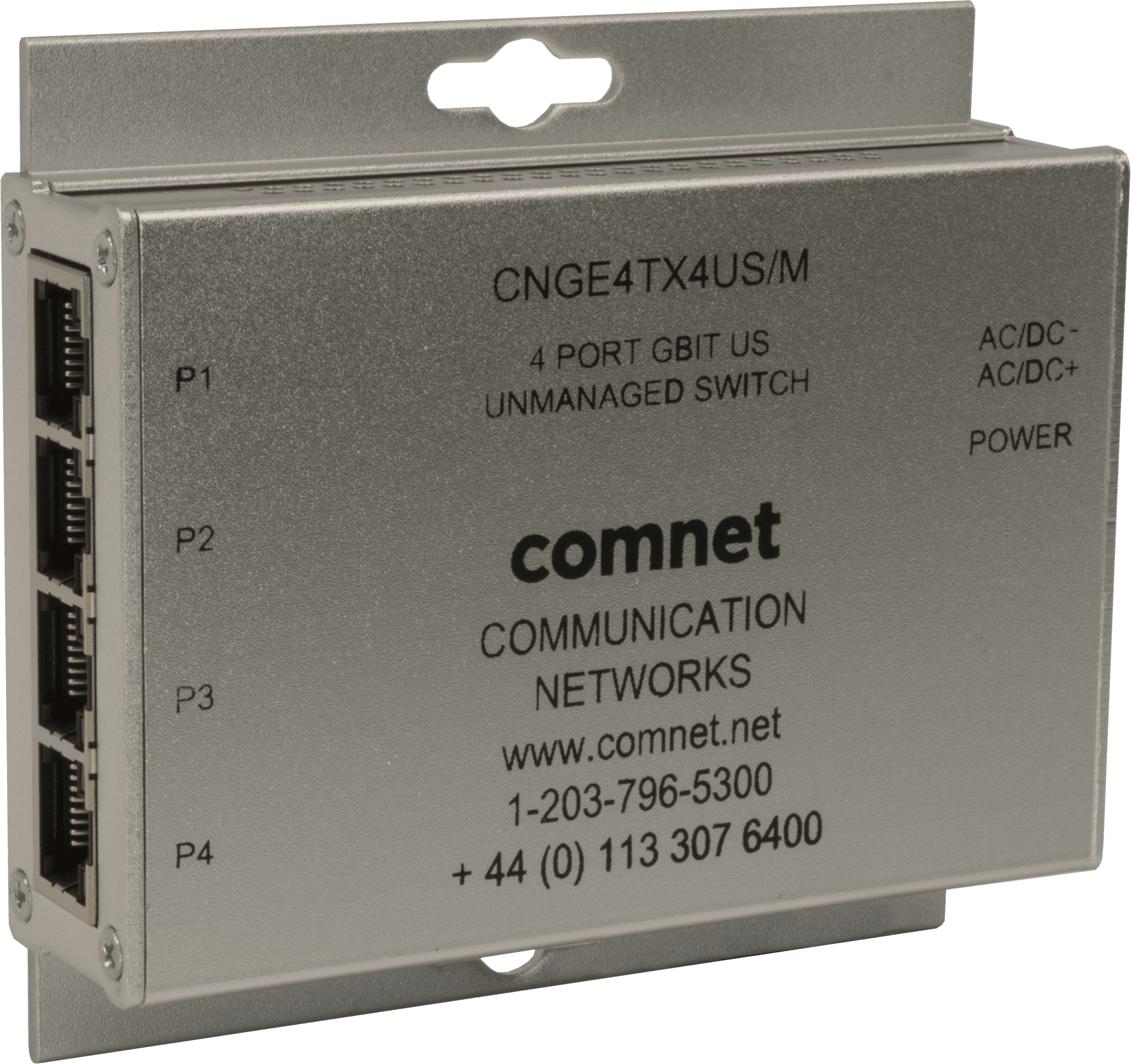Hardened Unmanaged Switch, 4 RJ45