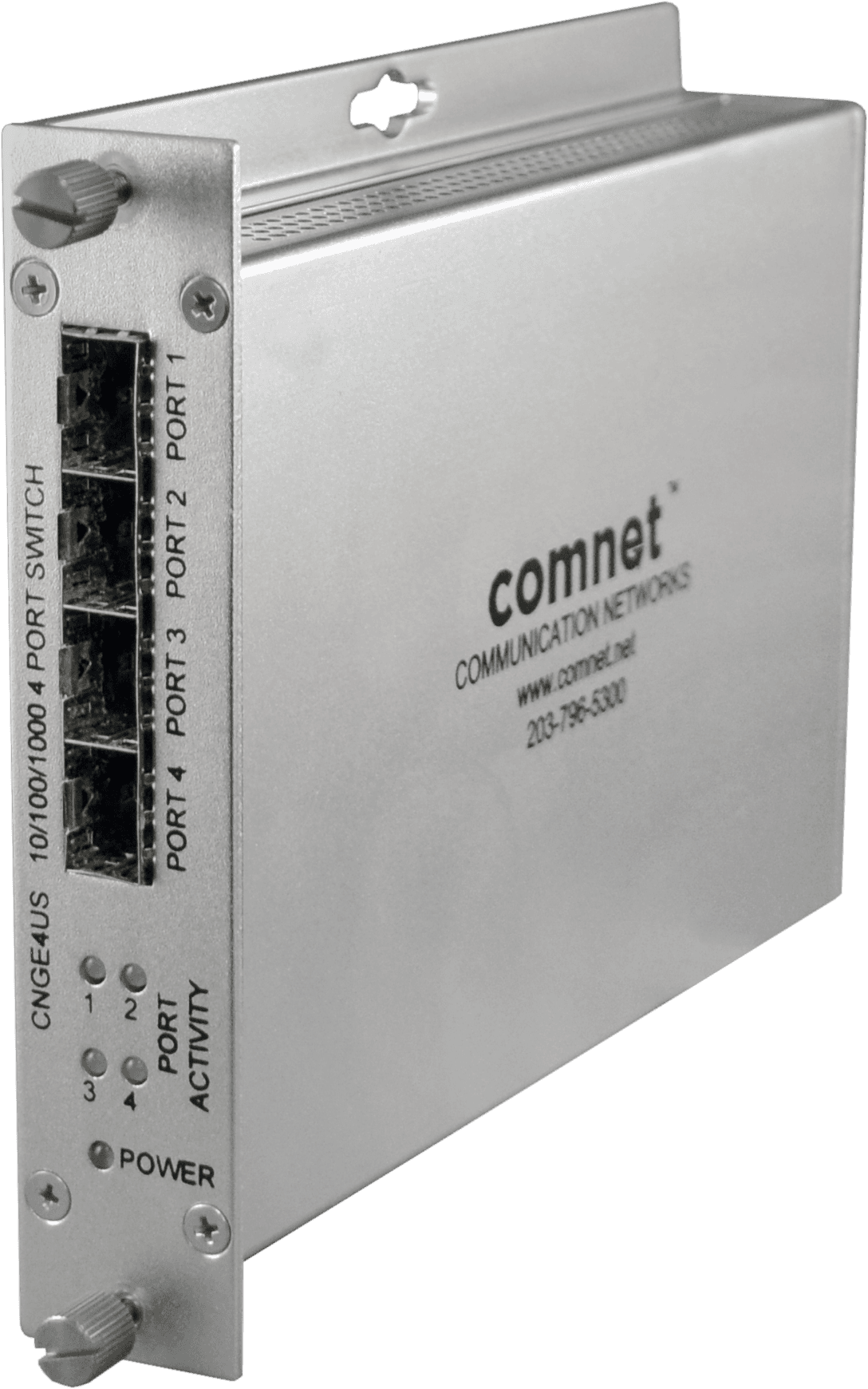 Hardened Unmanaged Switch, 4 SFP