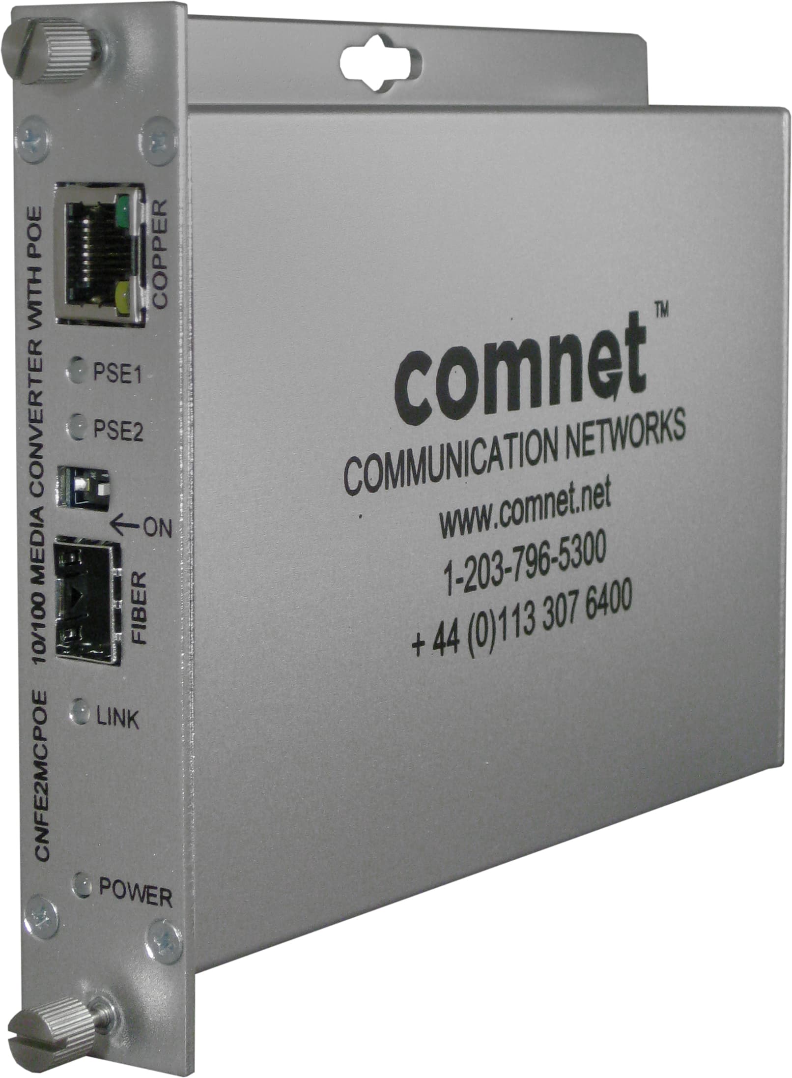 1 CH MEDIA CONVERT 10/100 MBSPOWER OVER ETHERNET