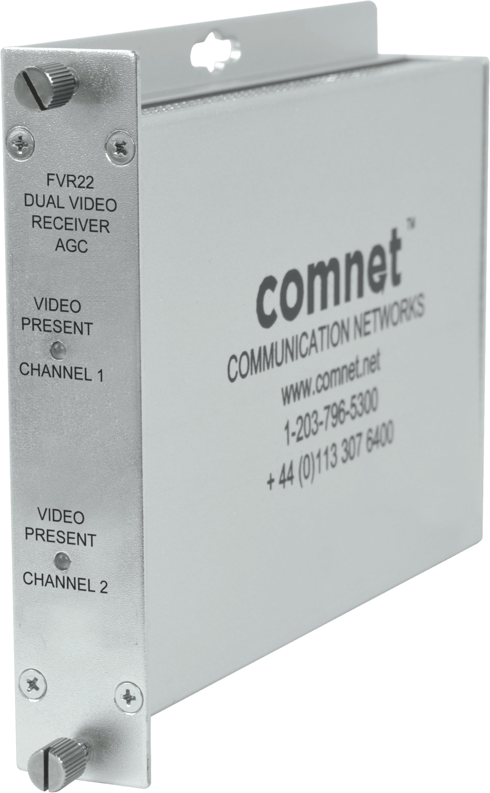 DUAL VIDEO RX, AGC 2 FIBER, MM, 850 NM