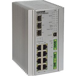 POE MNGD SWITCH 4 PORT 1000FX8 PRT 100/1000TX/FX + 2 SFP-6