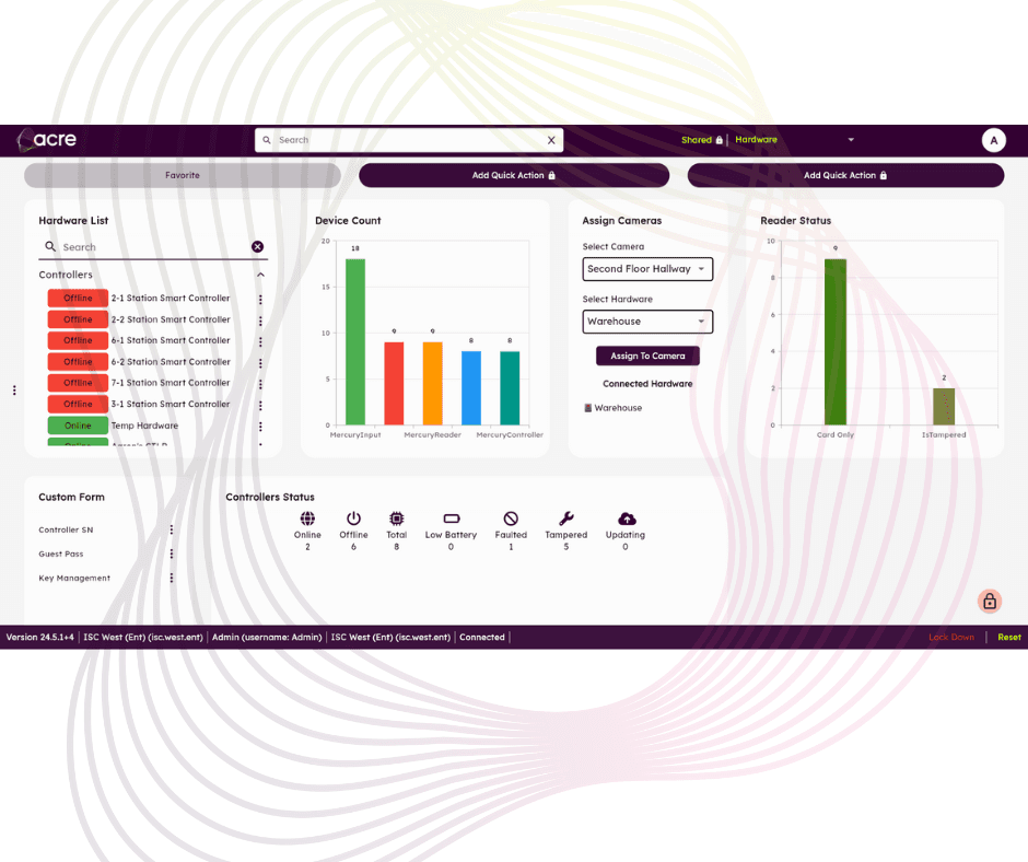 AAC Cloud Base Sub - Enterprise - Import and export | acre security