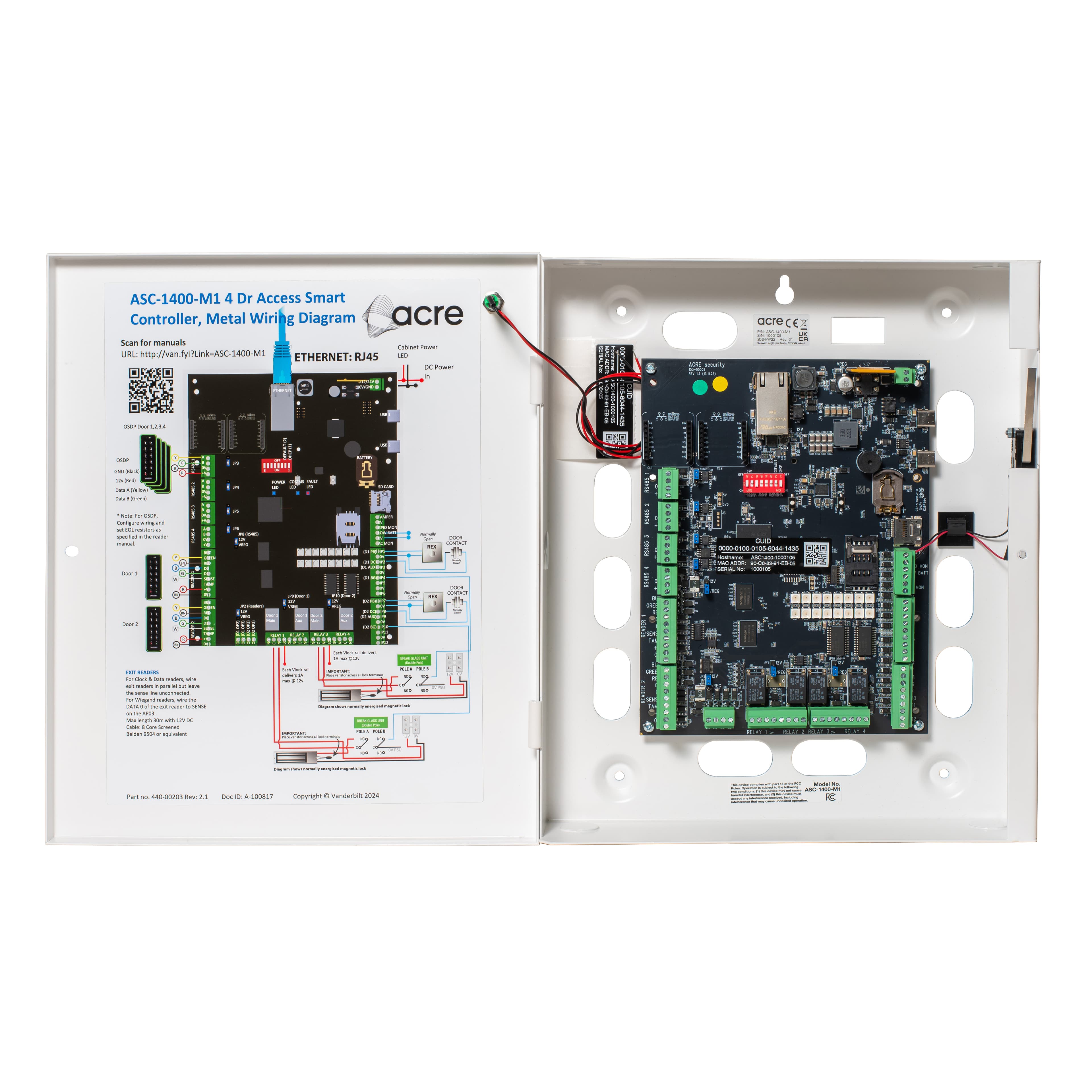 Image - ASC-1400-M1 Front Open